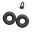 Náhradní náušníky pro Sony WH-CH520, WH-CH510, MDR-ZX110 – Černá – 70mm proteinová kůže s paměťovou pěnou (MDR-ZX330BT, MDR-V150)