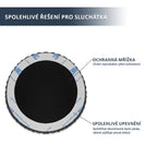 Náhradní ušní polštářky pro SteelSeries Siberia V1, V2, V3 – Proteinová kůže s paměťovou pěnou (Siberia V3 Prism)
