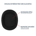 Náhradní ušní polštářky pro Sony MDR-7506, MDR-V6, MDR-CD900ST – Proteinová kůže s paměťovou pěnou (MDR-V7)