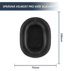 Náhradní ušní polštářky pro Sony MDR-7506, MDR-V6, MDR-CD900ST – Proteinová kůže s paměťovou pěnou (MDR-V7)
