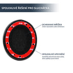 Náhradní ušní polštářky pro Beats Studio 2 & 3 – Černá – Proteinová kůže s paměťovou pěnou (Studio 2.0, Studio 3.0)
