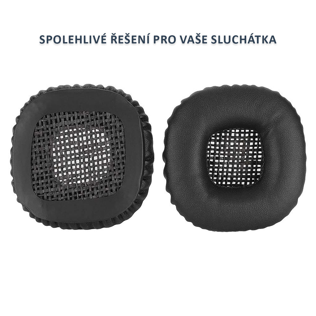 Náhradní ušní polštářky pro Marshall Major I & II – Proteinová kůže s paměťovou pěnou (Major 1, Major 2)