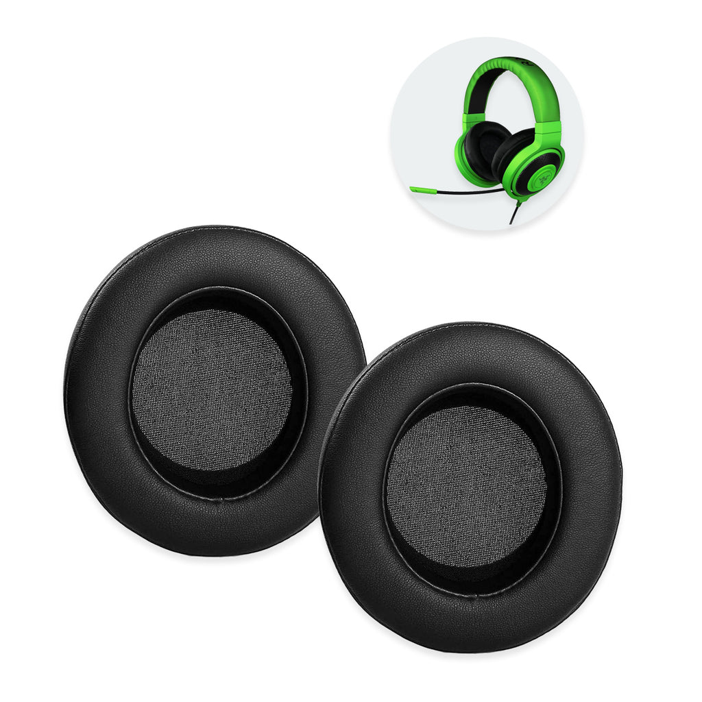 Náhradní ušní polštářky pro Razer Kraken Pro V2 & 7.1 V2 – Oválné – Proteinová kůže s paměťovou pěnou