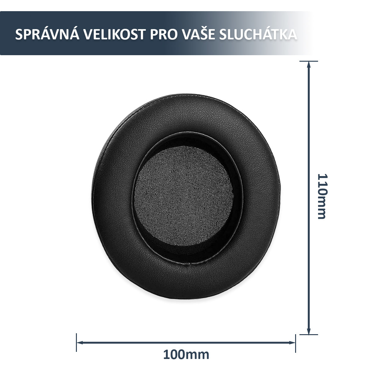 Náhradní ušní polštářky pro Razer Kraken Pro V2 & 7.1 V2 – Oválné – Proteinová kůže s paměťovou pěnou