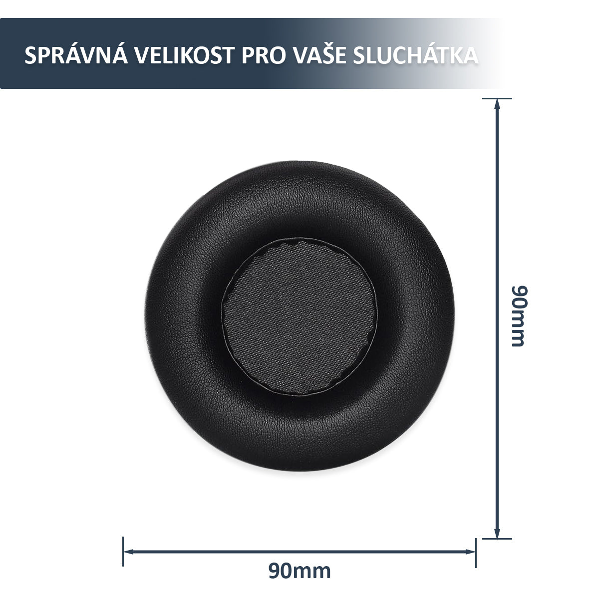 Náhradní ušní polštářky pro Razer Kraken 7.1 V1 – Proteinová kůže s paměťovou pěnou (Kraken 2014, Pro V1, Forged)