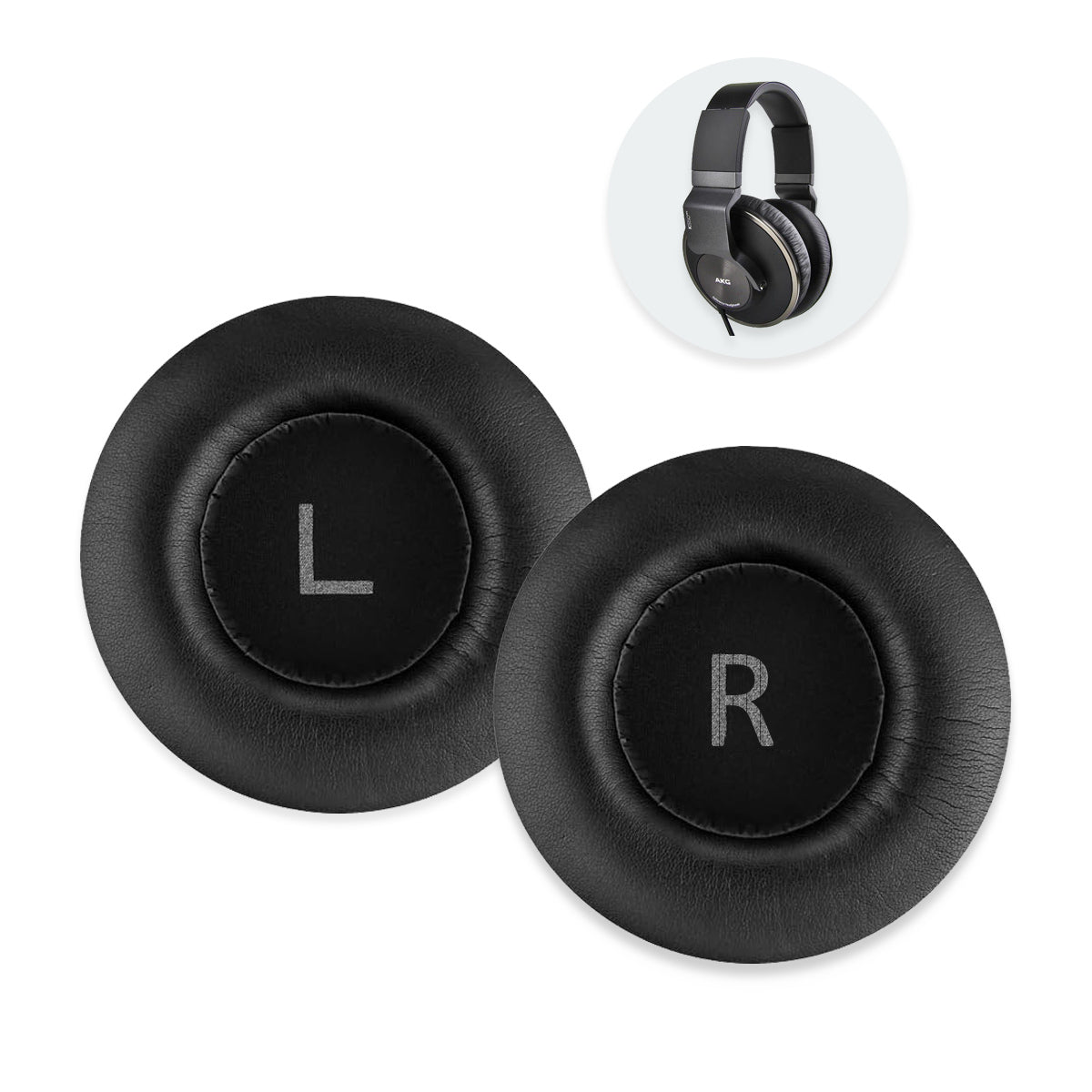 Náhradní ušní polštářky pro AKG K550, K551, K552, K553 – Proteinová kůže s paměťovou pěnou (K240, K271, K272)