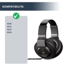 Náhradní ušní polštářky pro AKG K550, K551, K552, K553 – Proteinová kůže s paměťovou pěnou (K240, K271, K272)