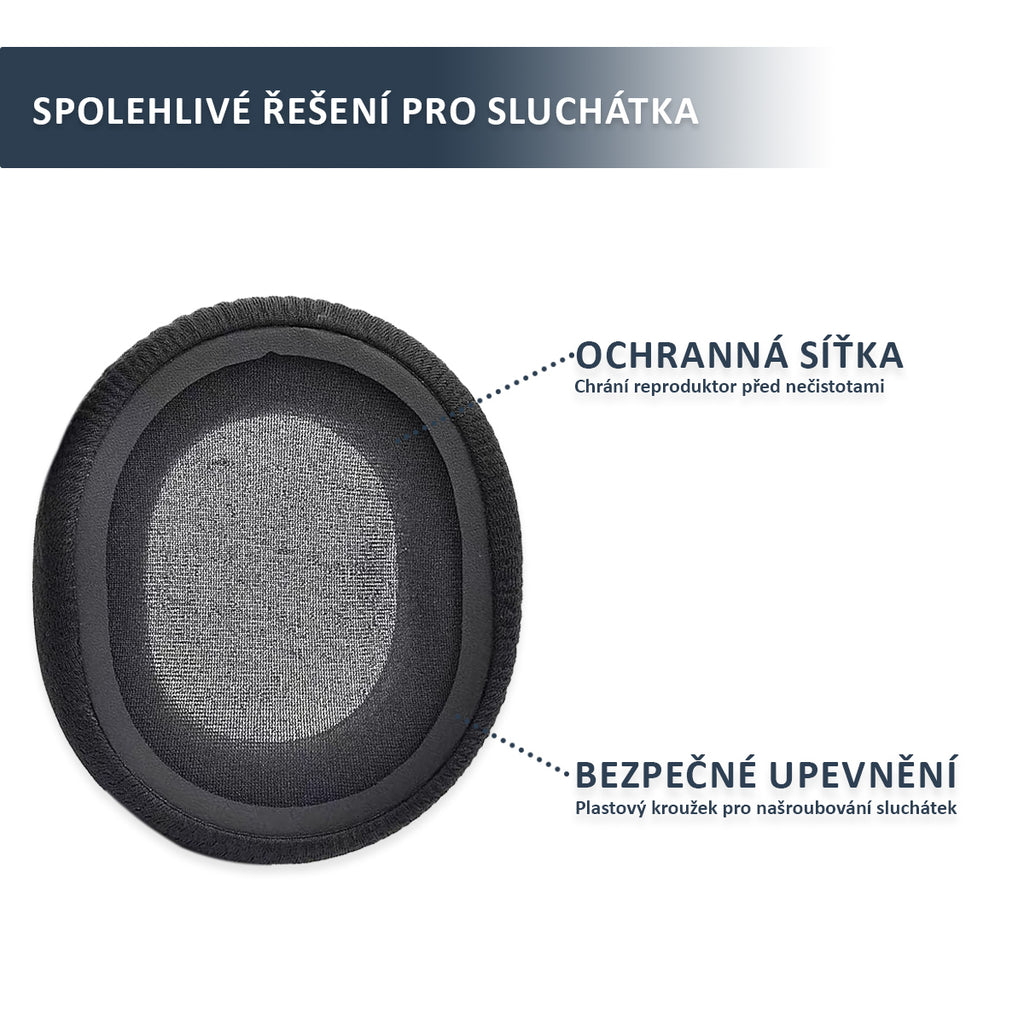 Náhradní ušní polštářky pro SteelSeries Arctis 3, 5, 7, Pro, Prime – Proteinová kůže místo tkaniny (Arctis 1, 9, 7+, 7P)