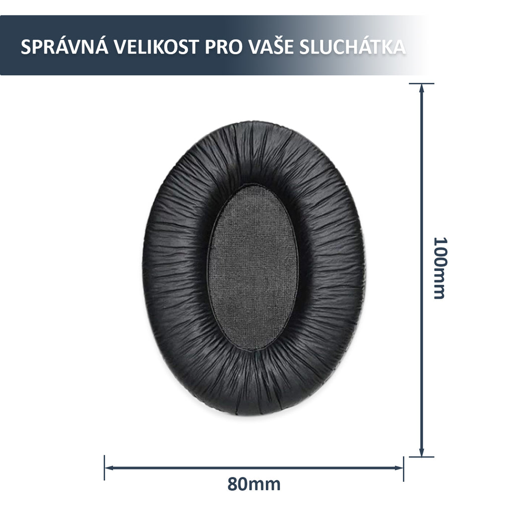 Náhradní ušní polštářky pro Sennheiser HD280 PRO – Proteinová kůže s paměťovou pěnou (HD281, HMD280 PRO)