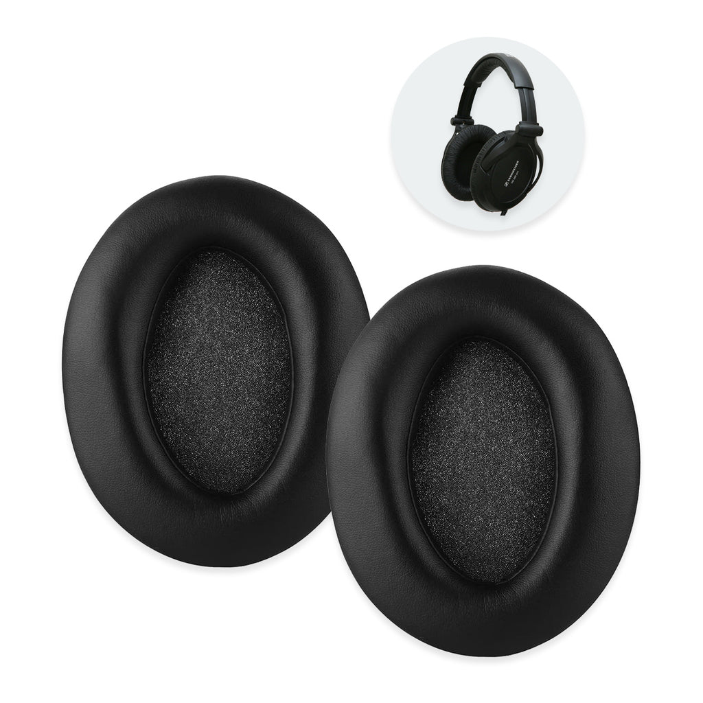 Náhradní ušní polštářky pro Sennheiser HD380 PRO – Proteinová kůže s paměťovou pěnou (PXC450, PC350, Game Zero)