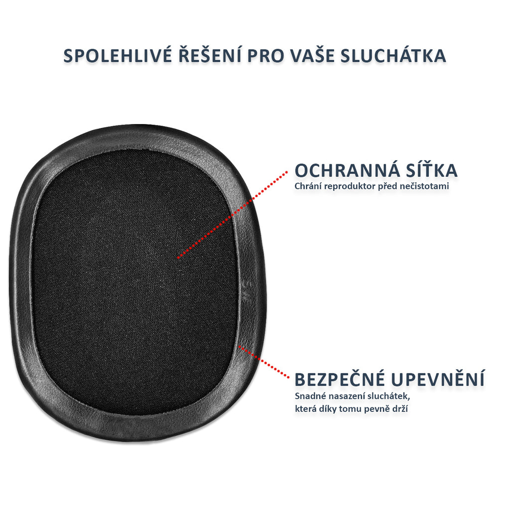 Náhradní ušní polštářky pro Logitech G Pro, G Pro X, G Pro X 2 – Proteinová kůže s paměťovou pěnou (G Pro X Lightspeed)
