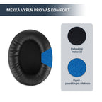 Náhradní ušní polštářky pro HyperX Cloud Alpha – Proteinová kůže s paměťovou pěnou (Alpha S, Alpha Wireless, Alpha Pro)