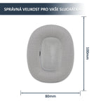 Náhradní náušníky pro Apple AirPods Max – Šedá – Síťová tkanina s paměťovou pěnou a magnetickým uchycením (Space Gray)