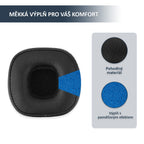 Náhradní náušníky pro Marshall Major IV – Proteinová kůže s paměťovou pěnou (Major 4, Major IV Bluetooth)