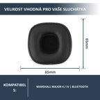 Náhradní náušníky pro Marshall Major IV – Proteinová kůže s paměťovou pěnou (Major 4, Major IV Bluetooth)