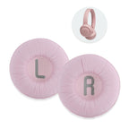 Náhradní náušníky pro JBL T450BT, T500BT, T510BT, T560BT – Růžová – 70mm proteinová kůže s paměťovou pěnou (JR300, JR310)