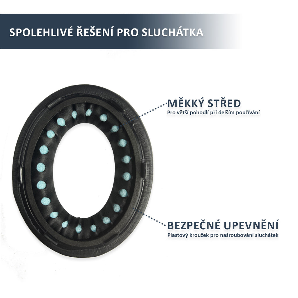 Náhradní náušníky pro Bose Noise Cancelling 700 (NC700) – Proteinová kůže s paměťovou pěnou (Headphones 700 UC)