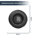 Náhradní náušníky pro JBL E45BT, C45BT, E35 – Proteinová kůže s paměťovou pěnou (E35BT, Duet BT)