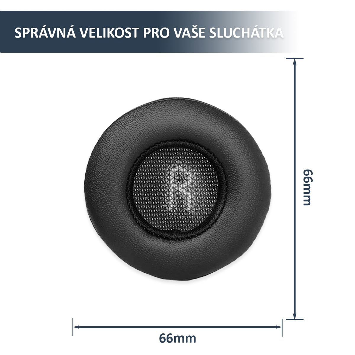 Náhradní náušníky pro JBL E45BT, C45BT, E35 – Proteinová kůže s paměťovou pěnou (E35BT, Duet BT)