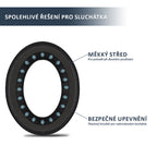 Náhradní náušníky pro Bose QuietComfort 45 (QC45) – Proteinová kůže s paměťovou pěnou (QuietComfort SE)
