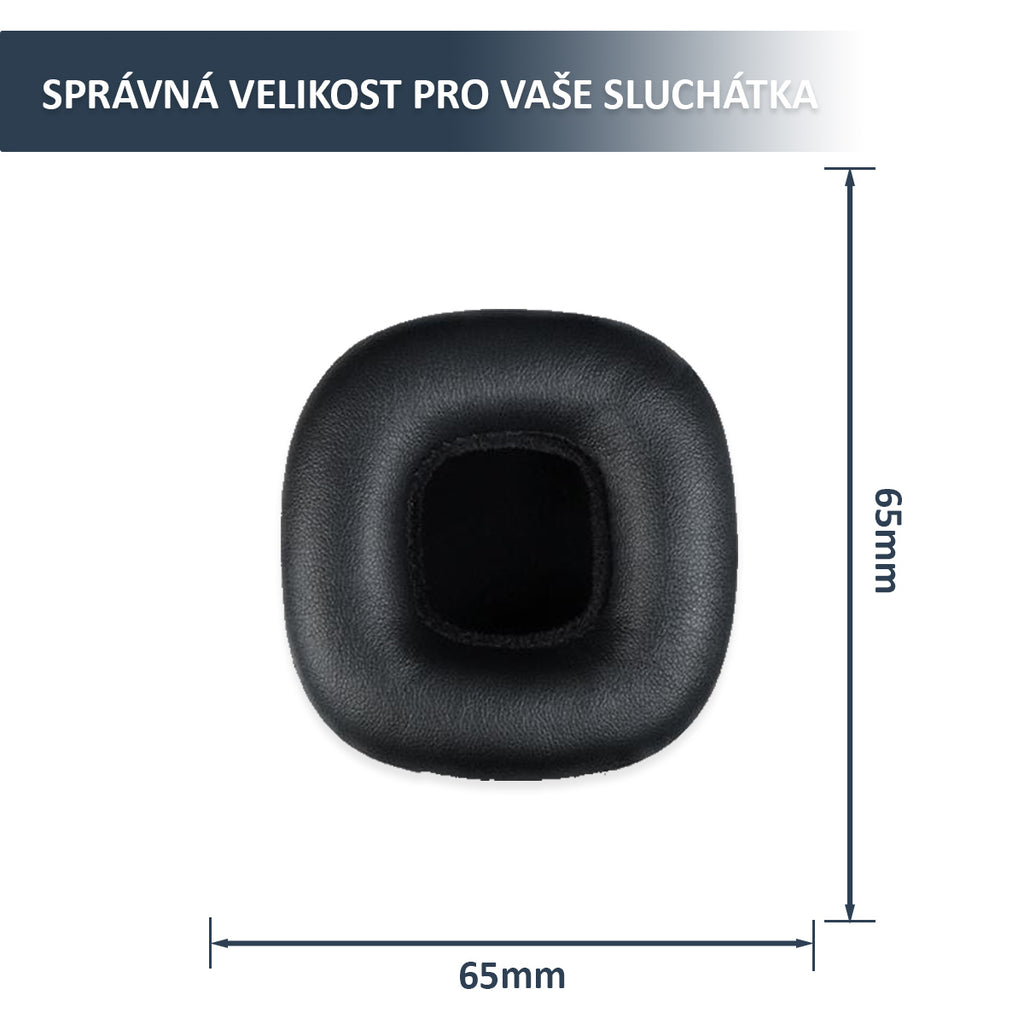 Náhradní náušníky pro Marshall Mid, Mid Bluetooth a Mid ANC – Proteinová kůže s paměťovou pěnou