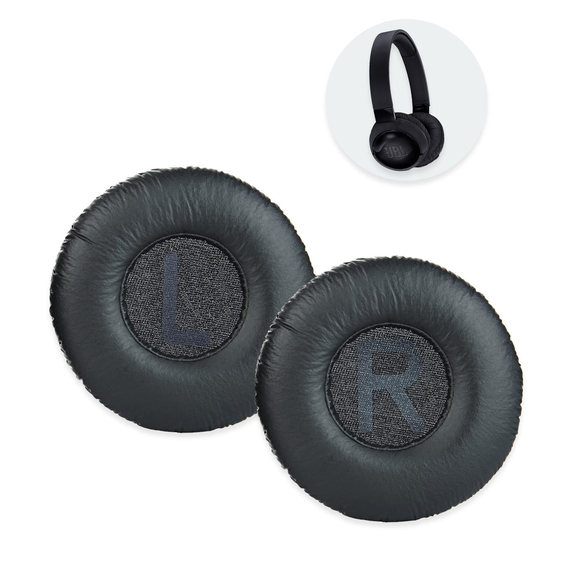 Náhradní náušníky pro JBL Tune 600BTNC, T660NC, T670NC – Proteinová kůže s paměťovou pěnou (T600BTNC) Hlavní obrázek produktu