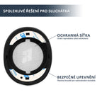 Náhradní náušníky pro JBL E55BT, E55BT Quincy Edition – Proteinová kůže s paměťovou pěnou, silnější než originál