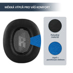 Náhradní náušníky pro JBL E55BT, E55BT Quincy Edition – Proteinová kůže s paměťovou pěnou, silnější než originál