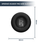 Náhradní náušníky pro JBL Live 400BT, Live 460NC – Proteinová kůže s paměťovou pěnou