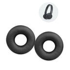 Náhradní náušníky pro Sony WH-CH520, WH-CH510, MDR-ZX110 – Černá – 70mm proteinová kůže s paměťovou pěnou (MDR-ZX330BT, MDR-V150)